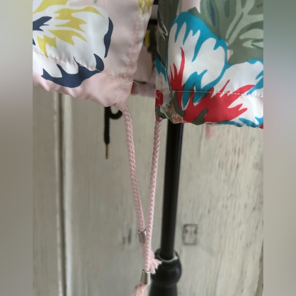 🦩🦩🦩BOHO PINK FLAMMENGO HOODED WIND BREAKER JACKET🦩🦩🦩 - Picture 9 of 13